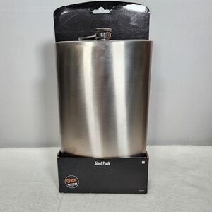 Spencer's Metallic Silver Giant Flask